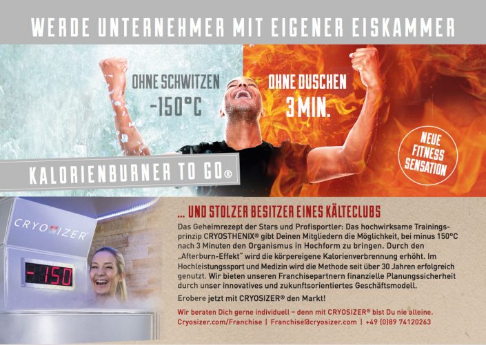 Unternehmer_Eiskammer_Cryosizer Eigener Unternehmer mit Eiskammer werden