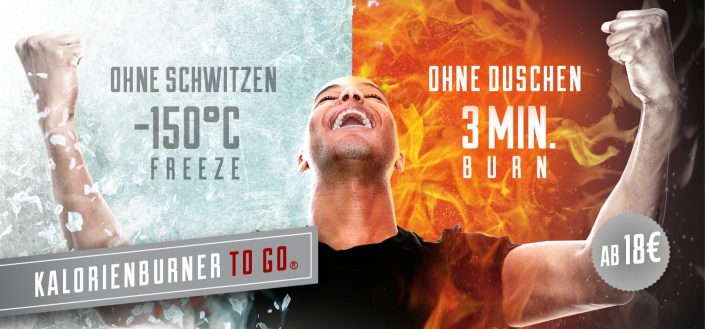 cryosizer ohne schwitzen ohne duschen kalorienburner to go