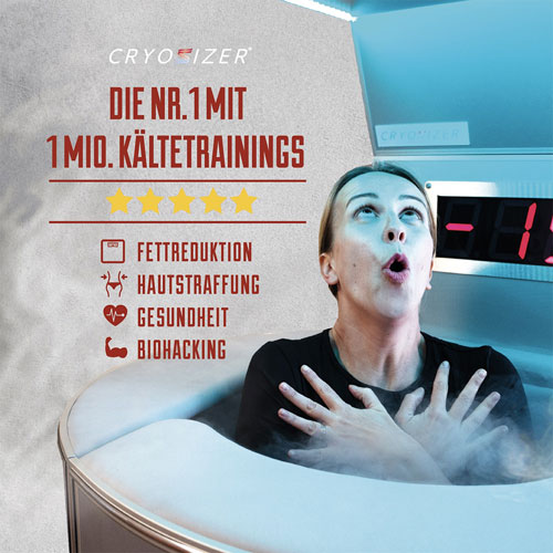 Cryosizer Die Nummer 1 mit 1 Mio. Kältetrainings